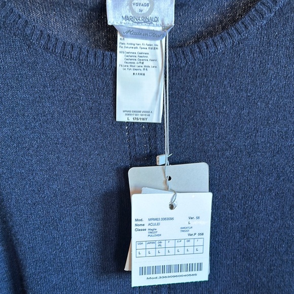 Marina Rinaldi Blue Sweater - Picture 3 of 5